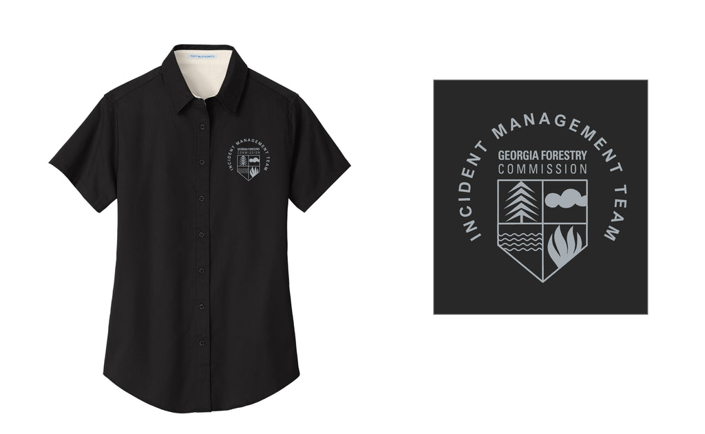 GFC Women's Short Sleeve Button-Up