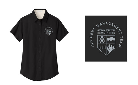 GFC Women's Short Sleeve Button-Up