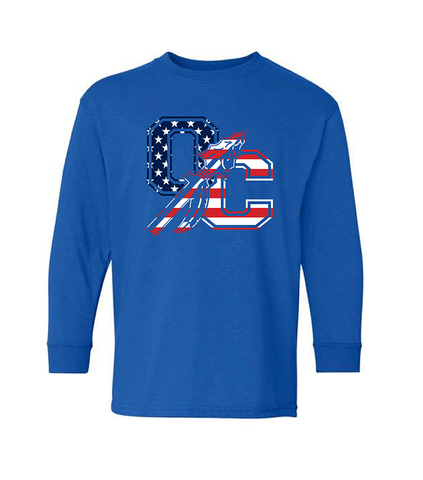 OC Flag Long Sleeve Tee (Youth and Adult)