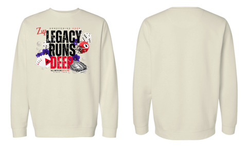 Zeta Psi 2025 Homecoming Crewneck Sweatshirt