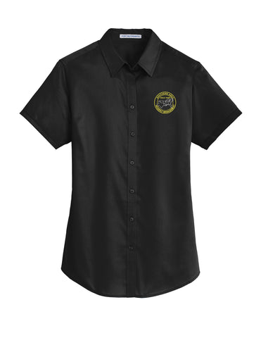 Gold Team - Ladies' Button-Up Short Sleeve